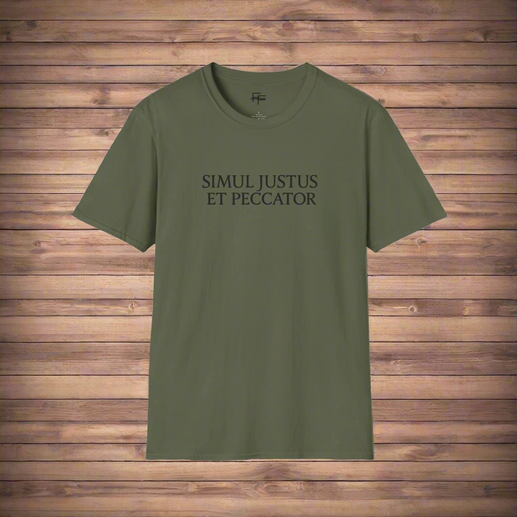 Simul Justus Et Peccator Tee