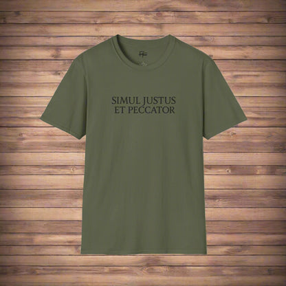 Simul Justus Et Peccator Tee