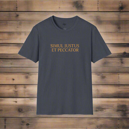 Simul Justus Et Peccator Tee