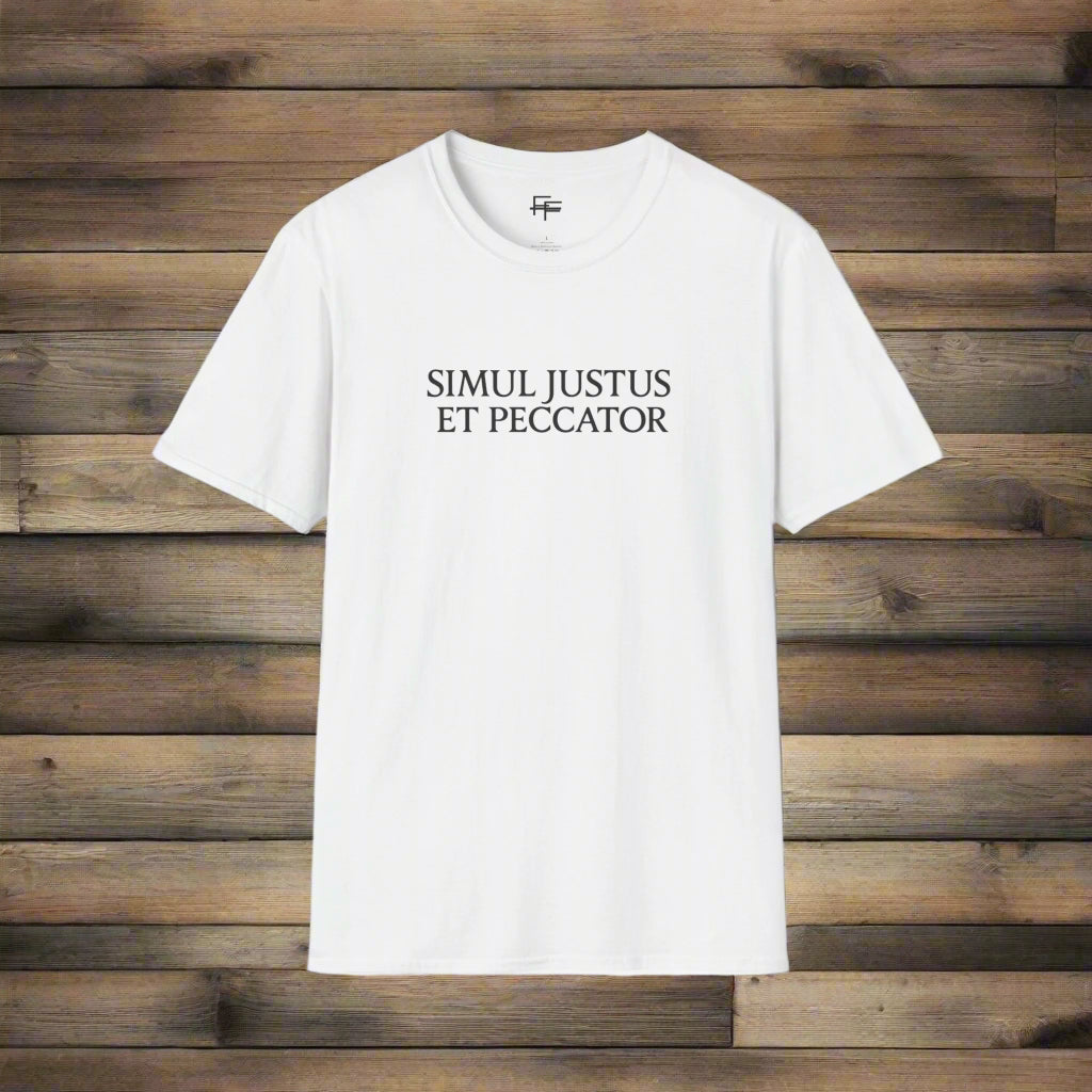 Simul Justus Et Peccator Tee