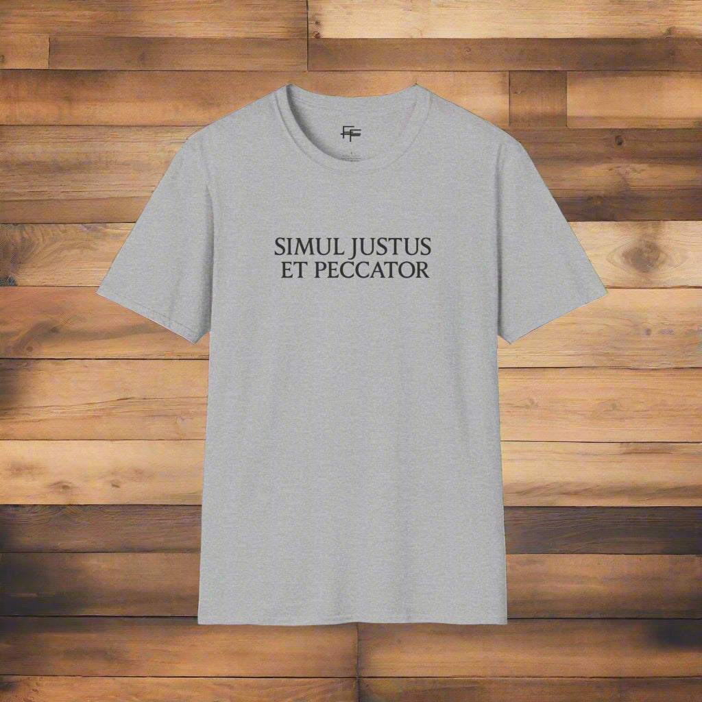 Simul Justus Et Peccator Tee