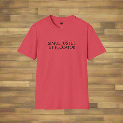 Simul Justus Et Peccator Tee