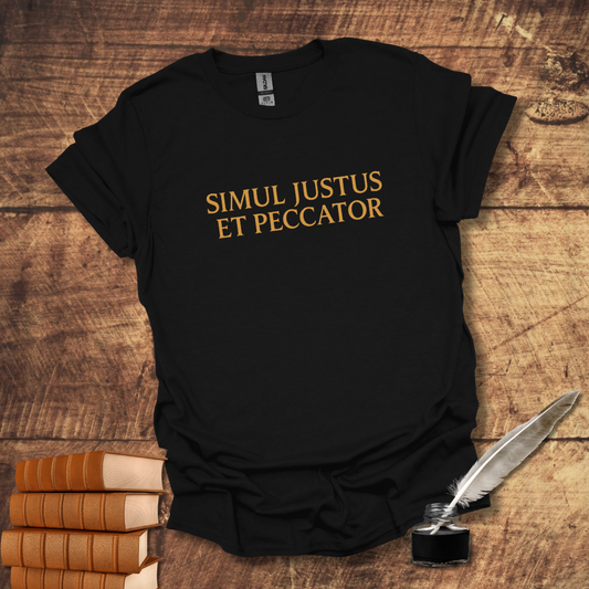 Simul Justus Et Peccator Tee